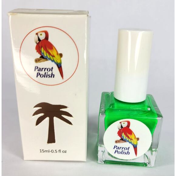 Parrot Polish "Glow Mr. Yuk" NEW Green Neon Lacquer - Picture 1 of 7
